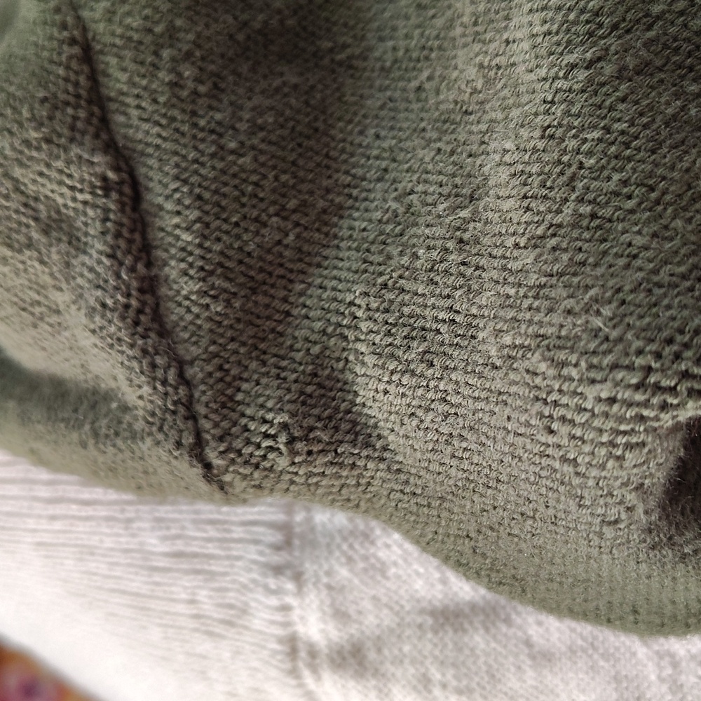 Madewell Knit Cotton Striped Hoodie. Size M - Picture 10 of 13
